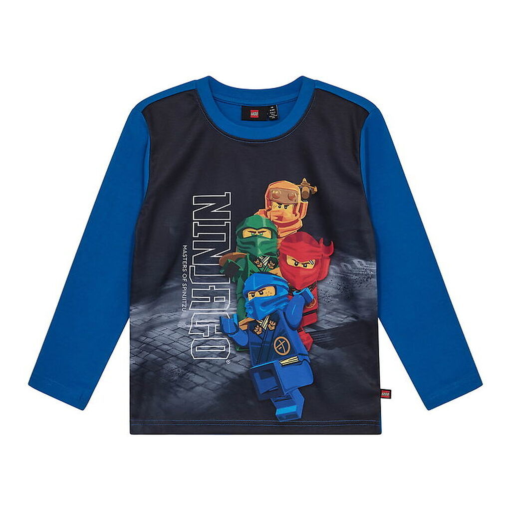 LEGOÂ® Ninjago Ninjago Bluse - LwTaffy 620 - Blå m Print