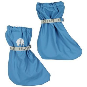 CeLaVi Overtrækssko m. Fleece - PU - Støvet Blå