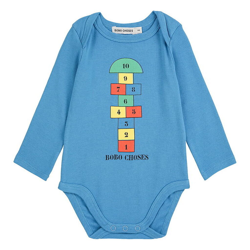Bobo Choses Body l/æ - Hopscotch - Blå