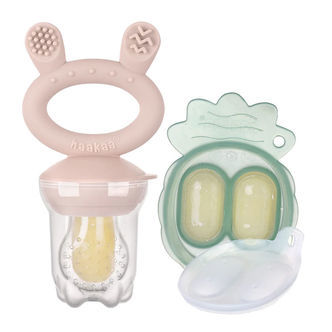 Haakaa Food Feeder m. Frysebakke - Blush