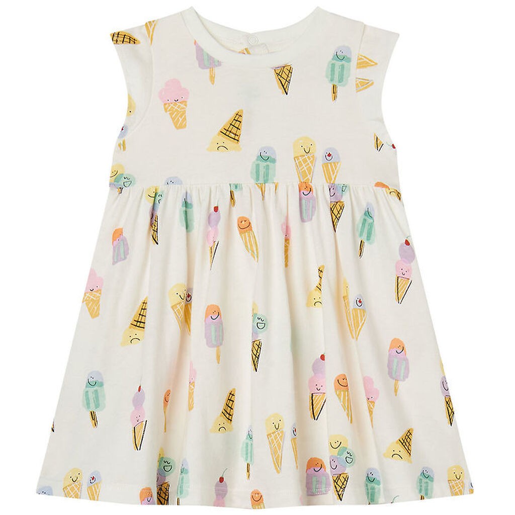 Stella McCartney Kids Kjole - Hvid m. Is