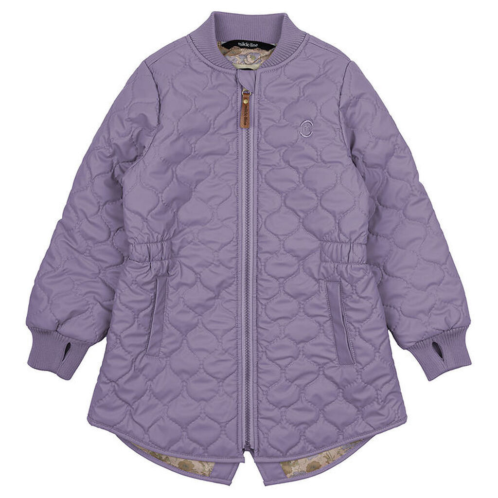 Mikk-Line Termojakke - Duvet - Coated - Dusk
