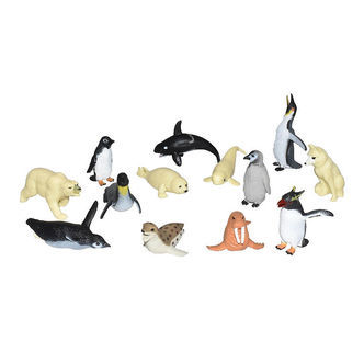 Wild Republic Figurer - Nature Tube - 13 stk. - Polar Dyr