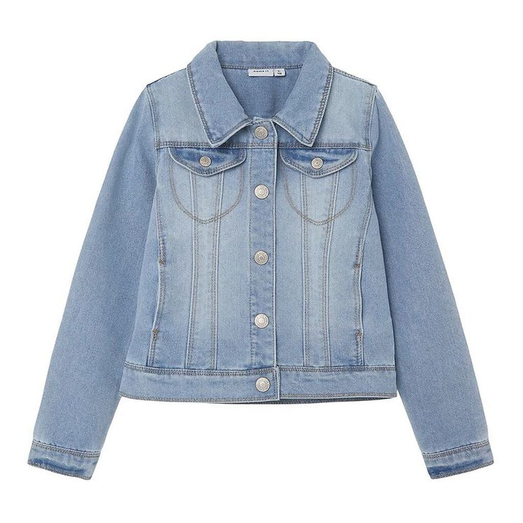 Name It Denimjakke - Noos - NkfStar - Light Blue Denim
