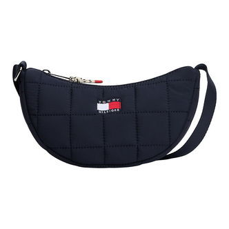Tommy Hilfiger Skuldertaske - Wavy Quilted Moon - Space Blue