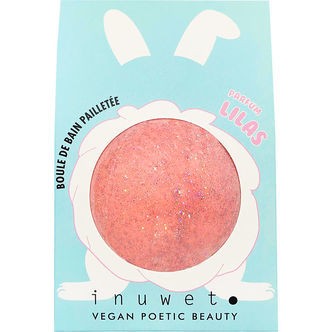 Inuwet Bath Bomb m. Duft - Lilac - Pink m. Glimmer