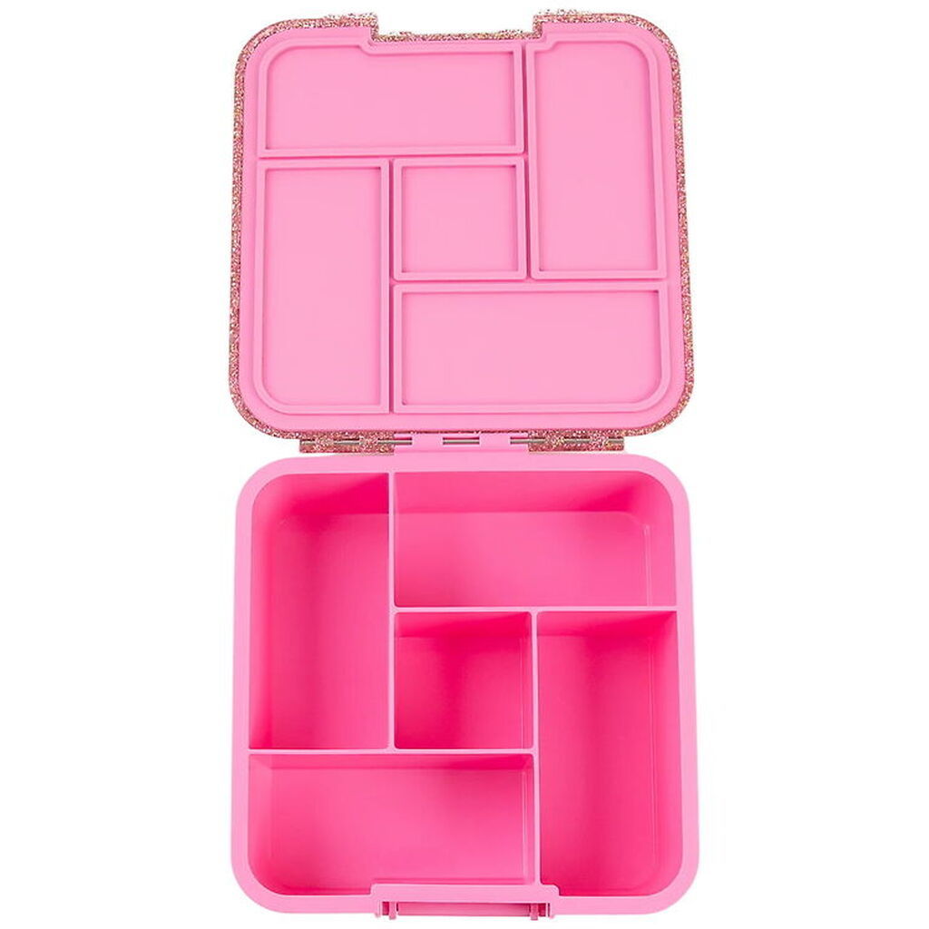 MontiiCo Madkasse m. 5 rum - Bento Five - 980 ml - Floss Glitter