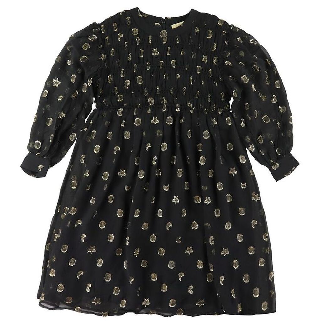 Stella McCartney Kids Kjole - Sort/Guld
