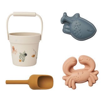 Liewood Strandsæt - Silikone - Kit Mini - Sea Creature/Sandy