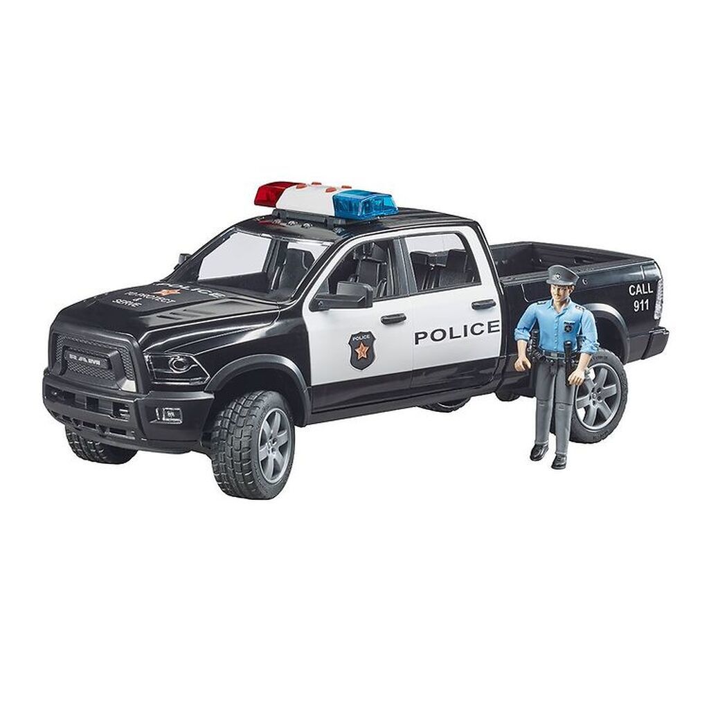 Bruder Bil - RAM 2500 Politibil m. Politibetjent - 02505