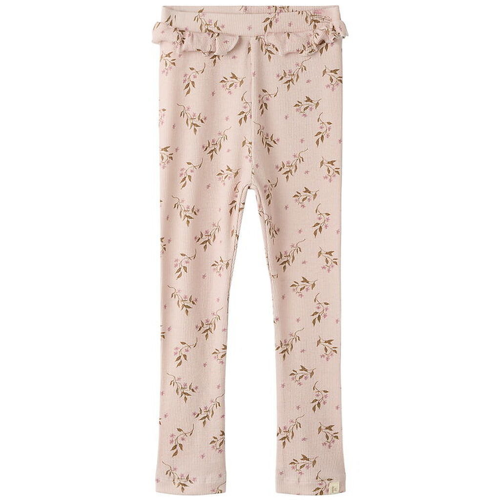 Lil Atelier Leggings - NmfGavo - Rib - Noos - Hushed Violet/Flow