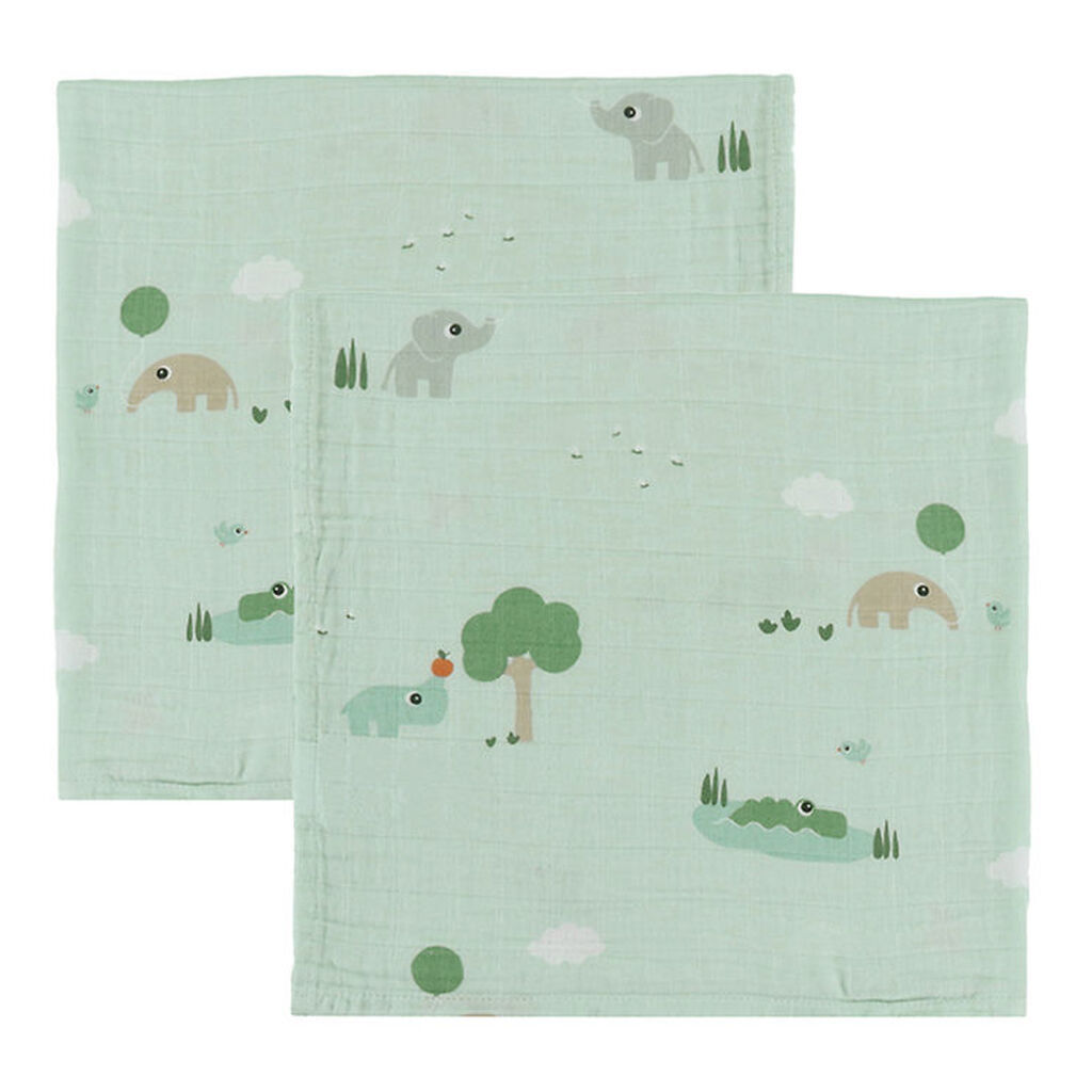 Done By Deer Stofble - 2-pak - 65x65 cm - Playground - Blå