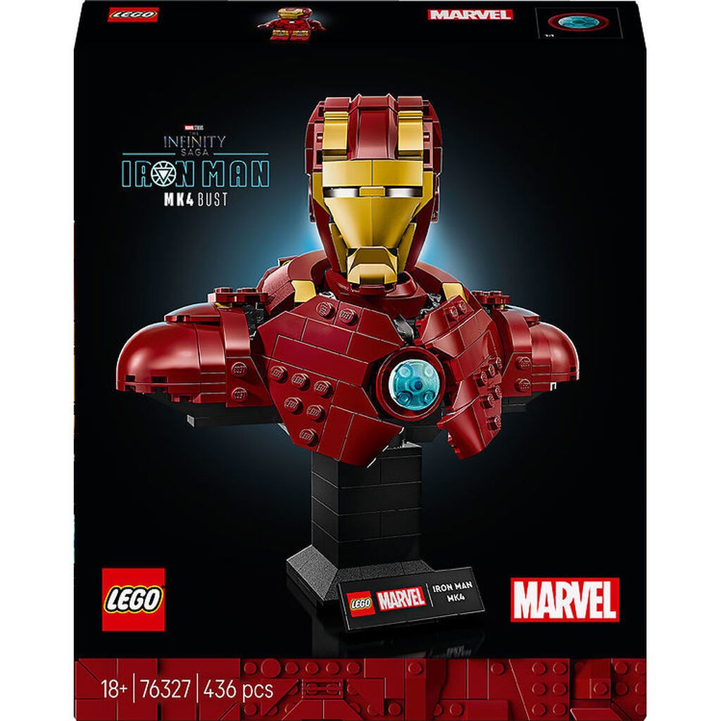 LEGOÂ® Marvel - Iron Man MK4-buste 76327 - 436 Dele