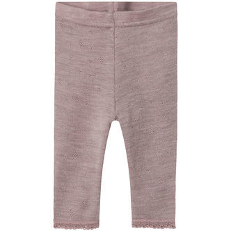 Name It Leggings - Noos - Uld - NbfWang - Purple Dove
