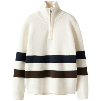 Name It Bluse - Strik - NkmRalph - Cloud Dancer