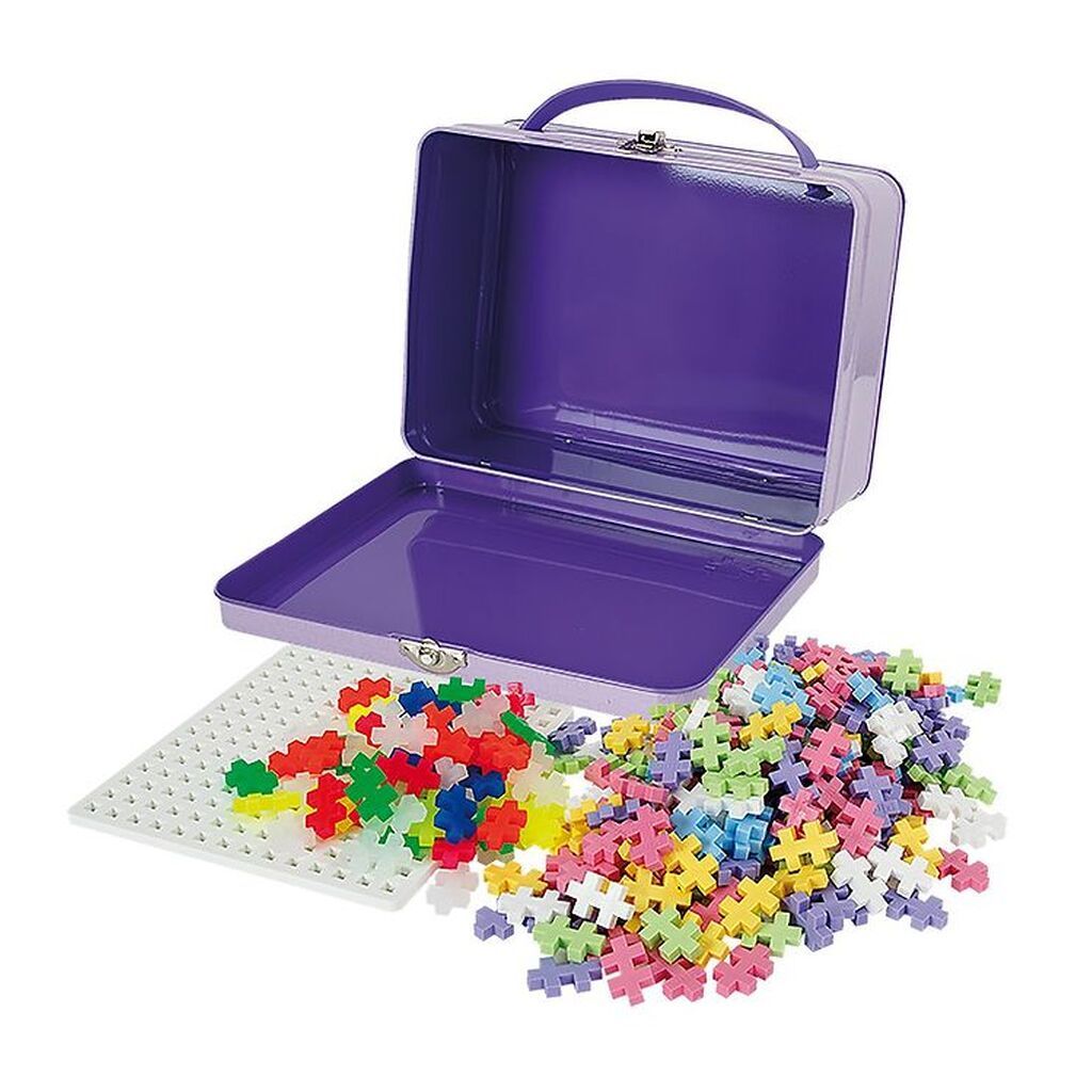 Plus-Plus Mini - Suitcase - 600stk - Pastel/Neon