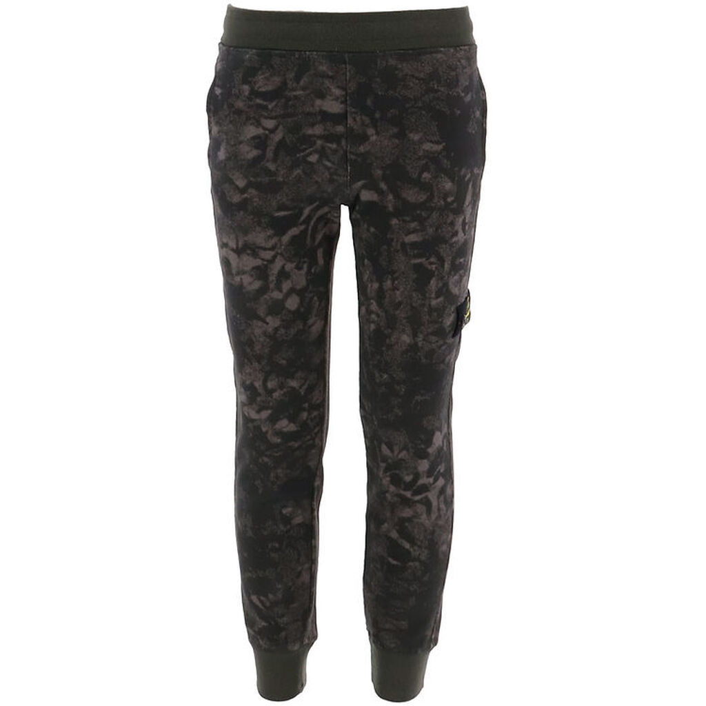 Stone Island Sweatpants - Sortmeleret