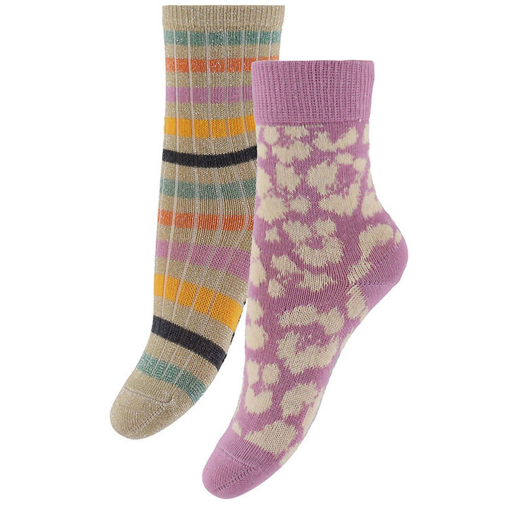 Molo Strømper - 2-pak - Noml - Purple Jaguar