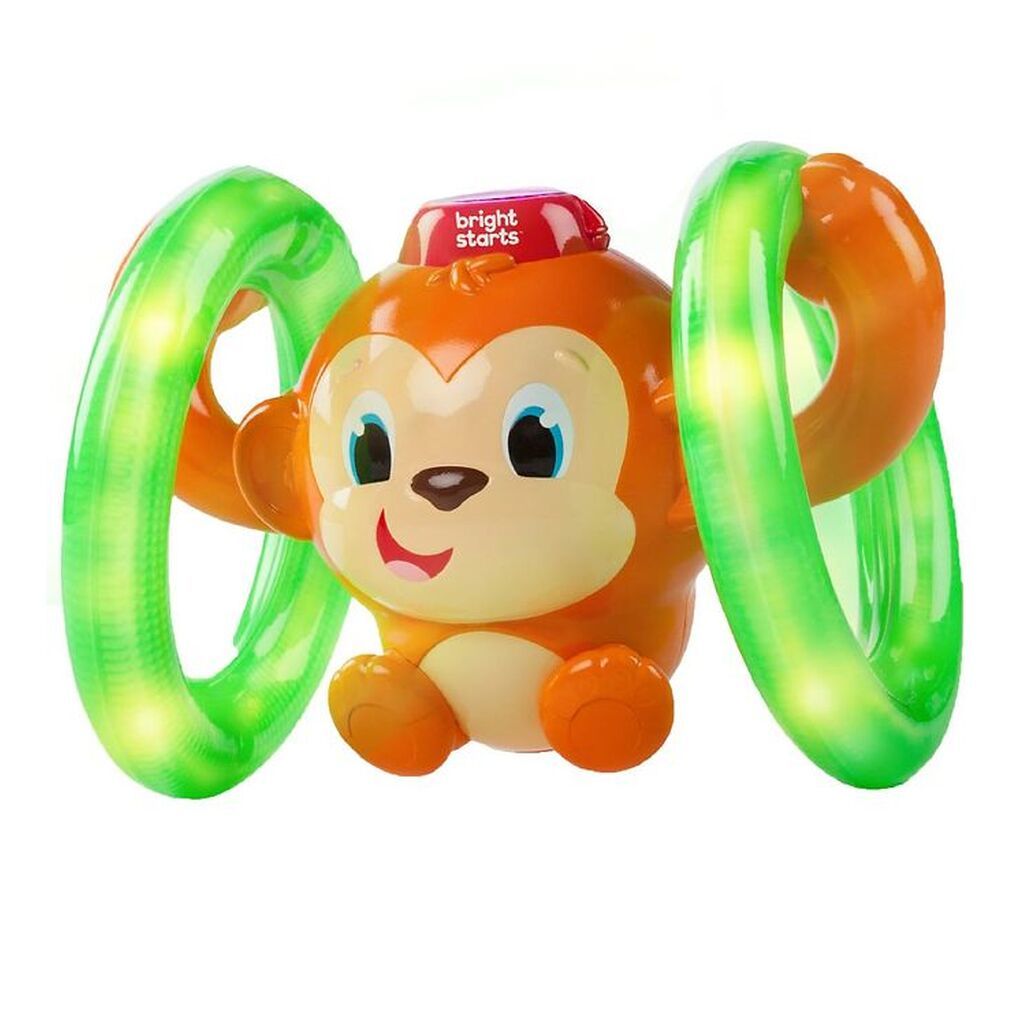 Bright Starts Aktivitetslegetøj - Roll & Light Abe