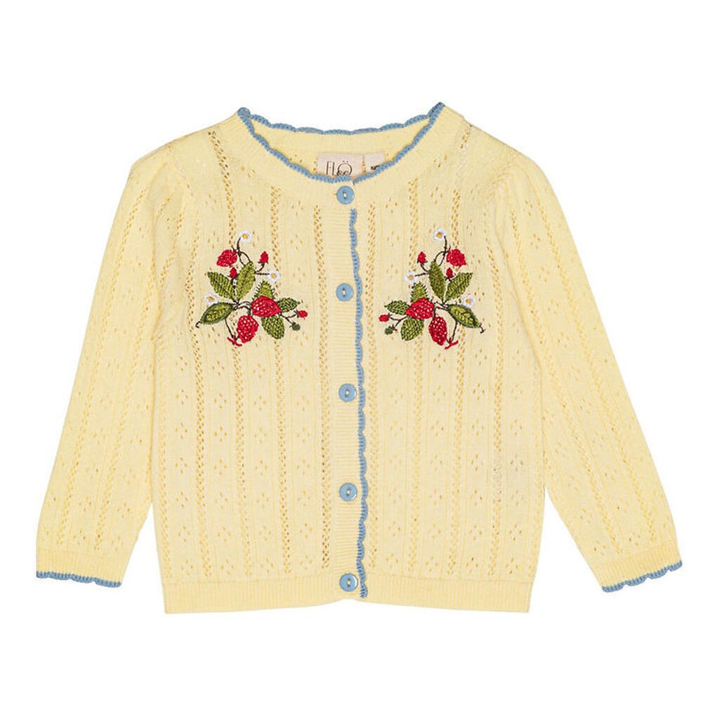 Flöss Cardigan - Strik - Dream - Soft Yellow