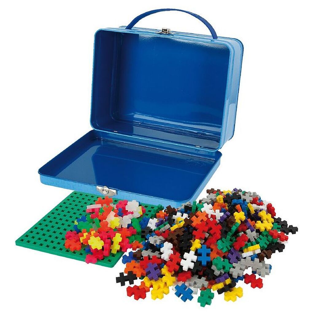 Plus-Plus Mini - Suitcase - 600stk - Basic/Neon