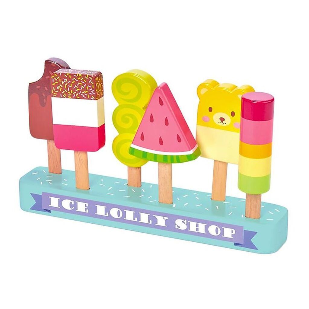 Tender Leaf Trælegetøj - Isbutik - 7 Dele