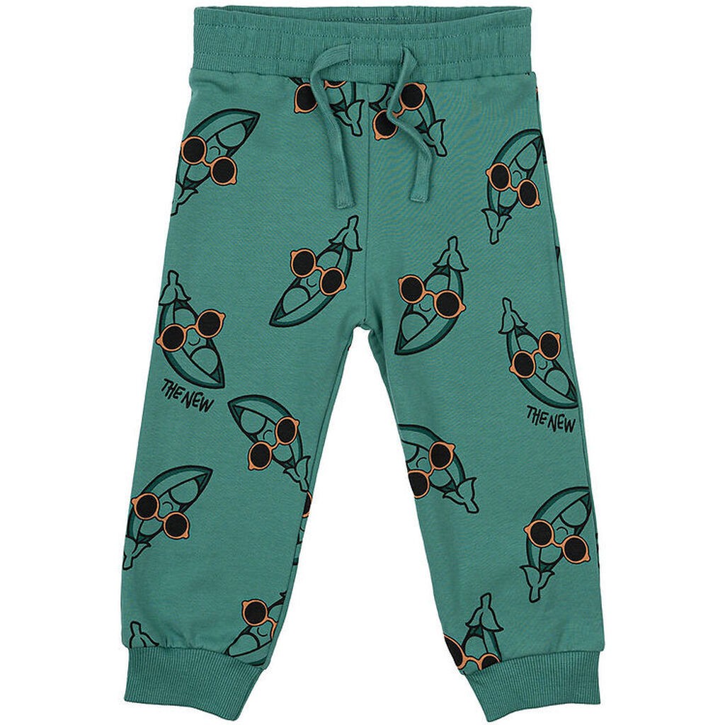 The New Siblings Sweatpants - TnstNeo - Bottle Green m. Ærter
