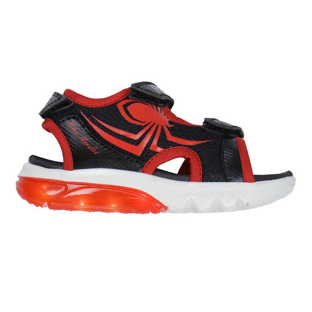 Geox Sandaler m. Lys - Ciberdron - Sort/Rød