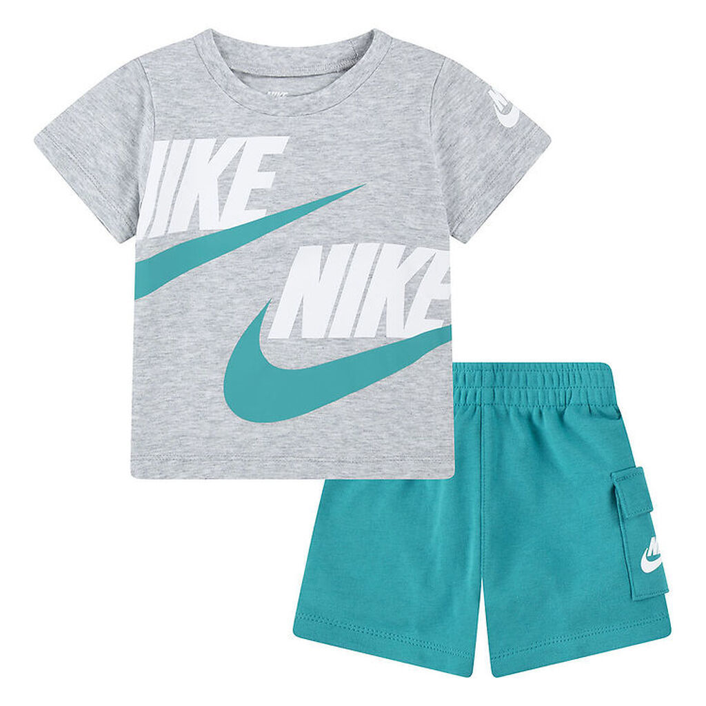 Nike Shortssæt - T-shirt/Shorts - Dusty Cactus