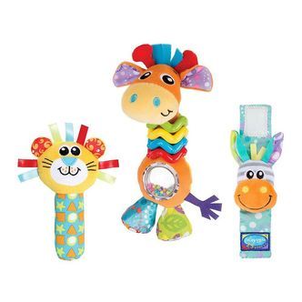 Playgro Rangle - Gavesæt - 3 Dele - Giraf