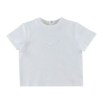 Emporio Armani T-shirt - Off White m. Logo