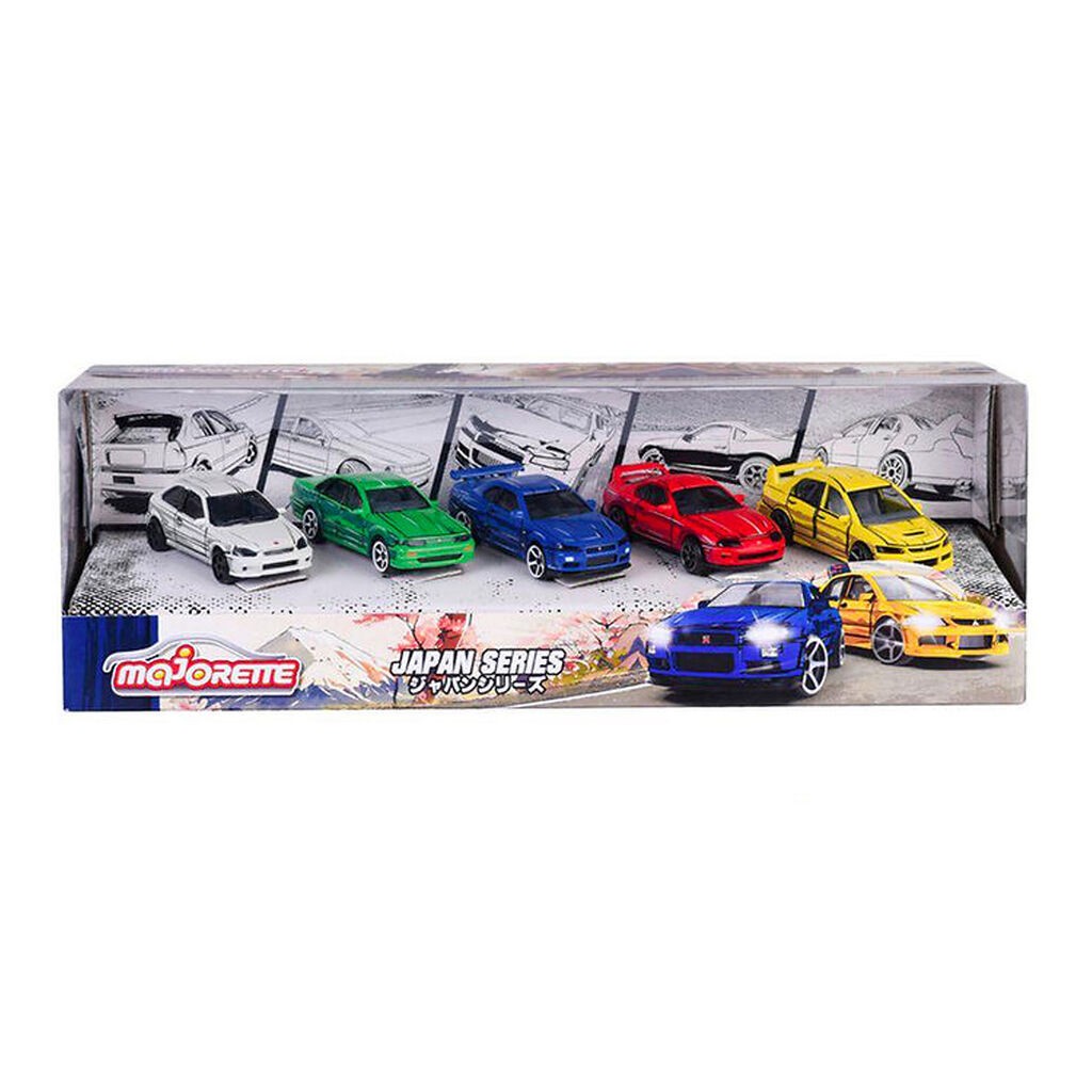 Majorette Biler - 5-pak - Japan Series