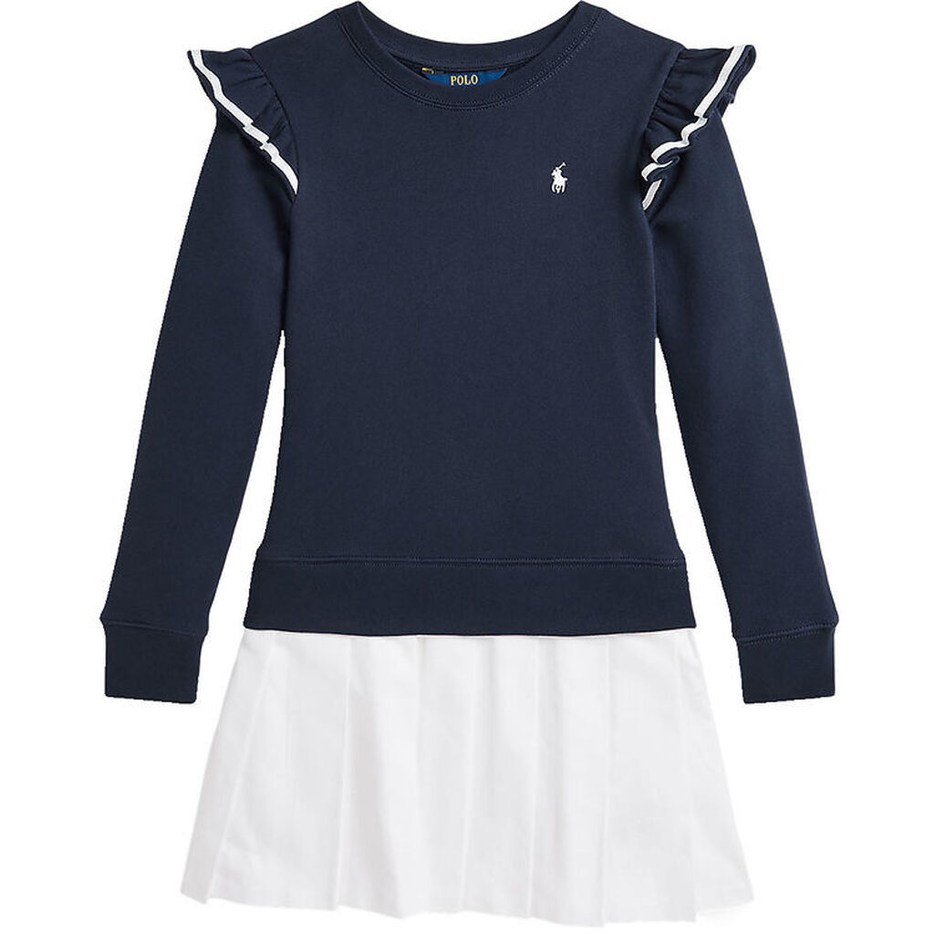 Polo Ralph Lauren Sweatkjole - Navy/Hvid