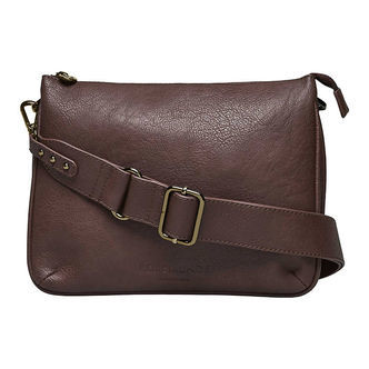 Rosemunde Skuldertaske - Andora - Dark Brown Gold