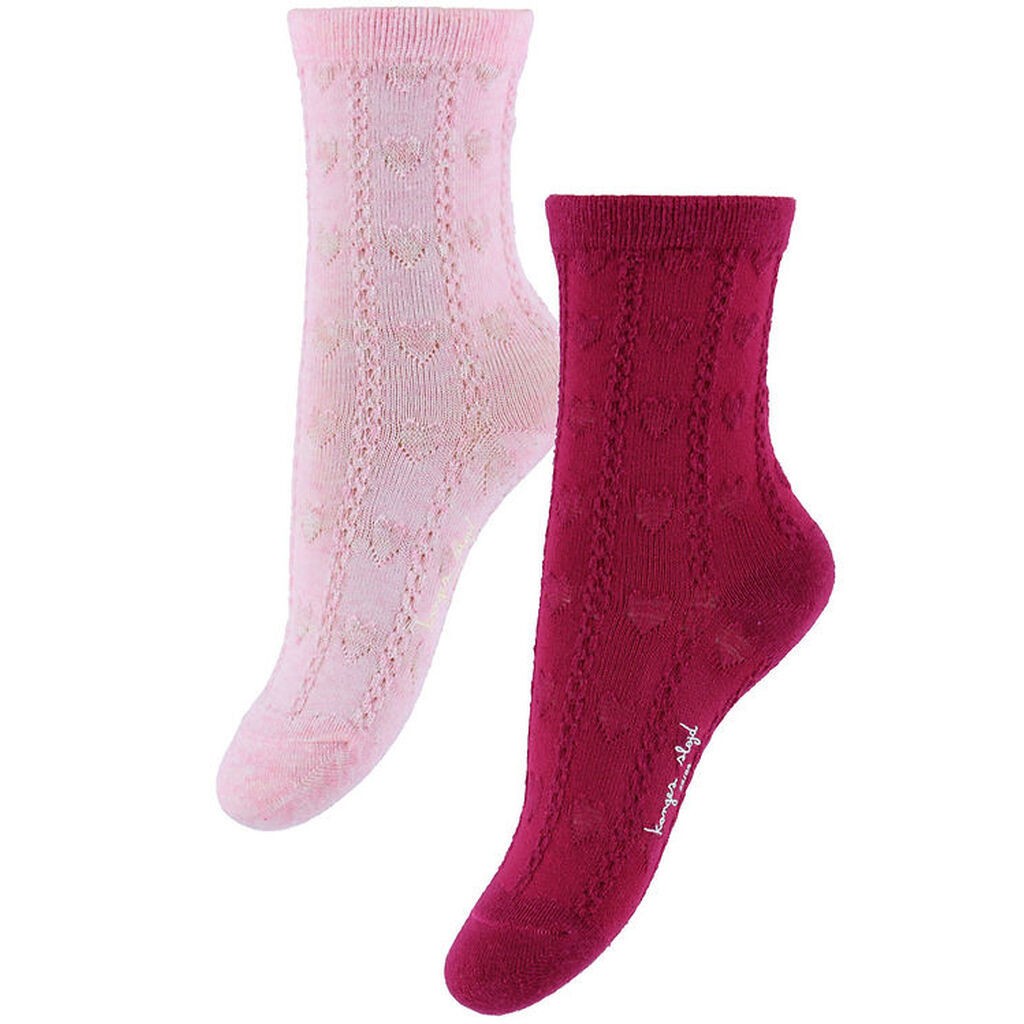 Konges Sløjd Strømper - 2-pak - Heart Mix