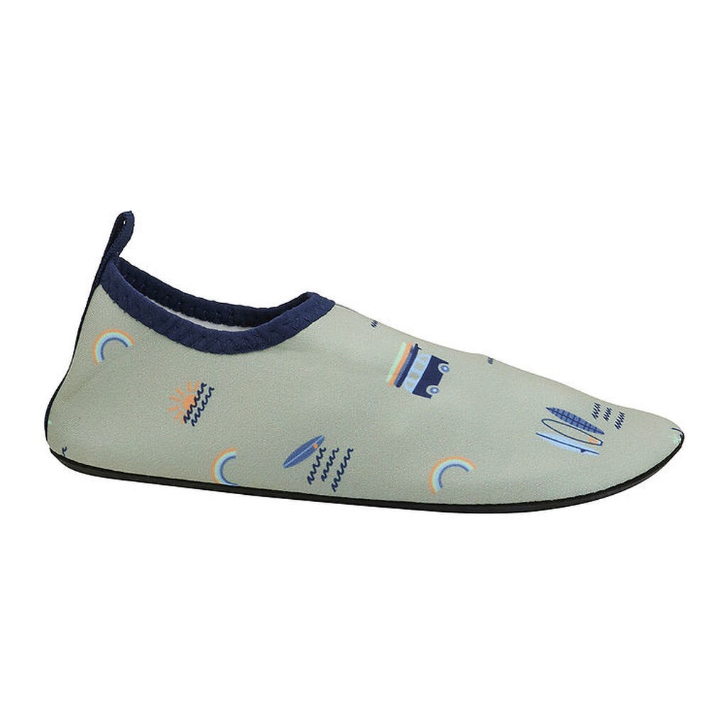 Color Kids Badesko - AOP - Iceberg Green