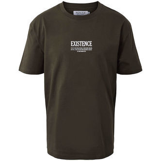 Hound T-shirt - Armygrøn m. Print