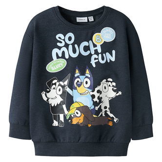 Name It Sweatshirt - NmmJared - Bluey - Navy Blazer/Melange