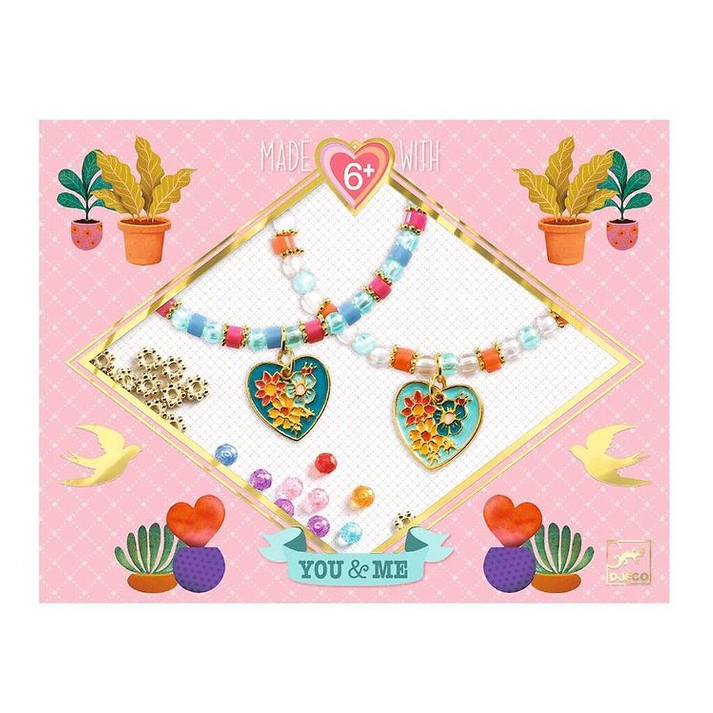 Djeco Smykkesæt - Heart Threading