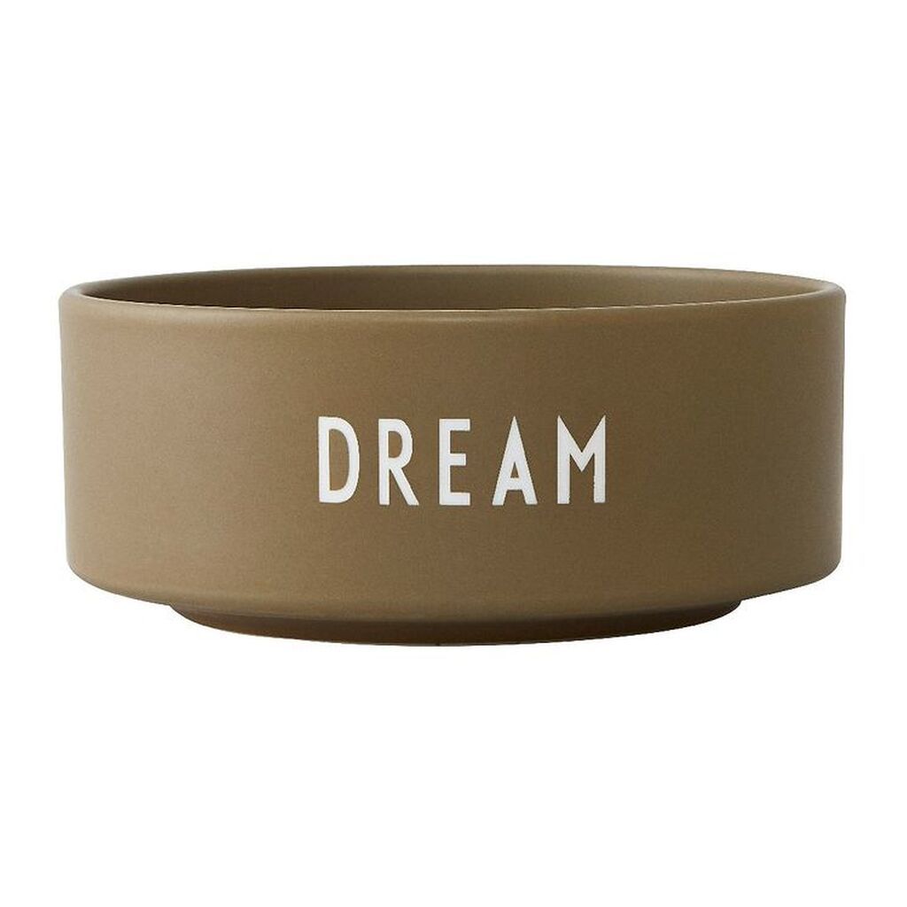 Design Letters Skål - Dream - Olive