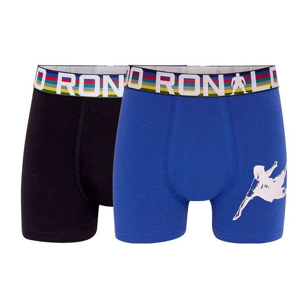 Ronaldo Boxershorts - 2-pak - Blå/Sort