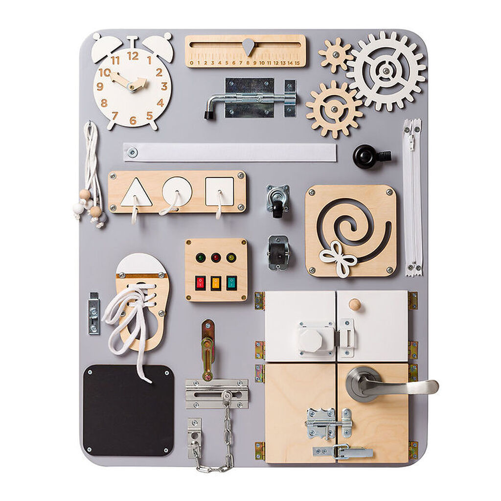 Woobiboo Woobiboard - Plus - Grey/Natural