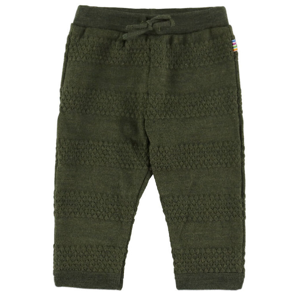 Joha Bukser - Strik - Uld - Mos Grøn