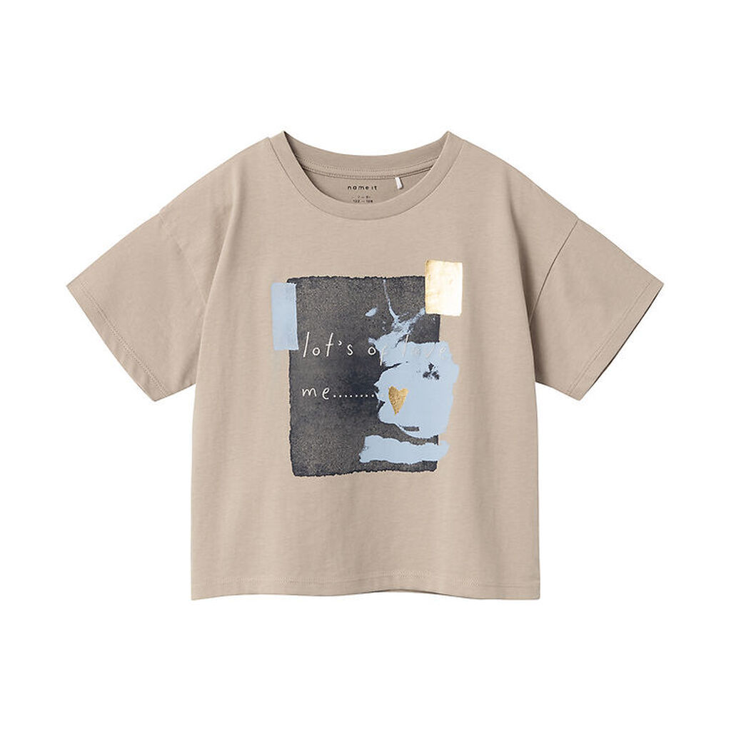 Name It T-shirts - NkfFlotter - Short Loose - Pure Cashmere