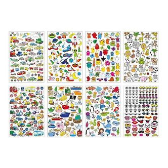 Playbox Klistermærker - 500 stk. - Køretøjer/Både/Dyr/m.m.