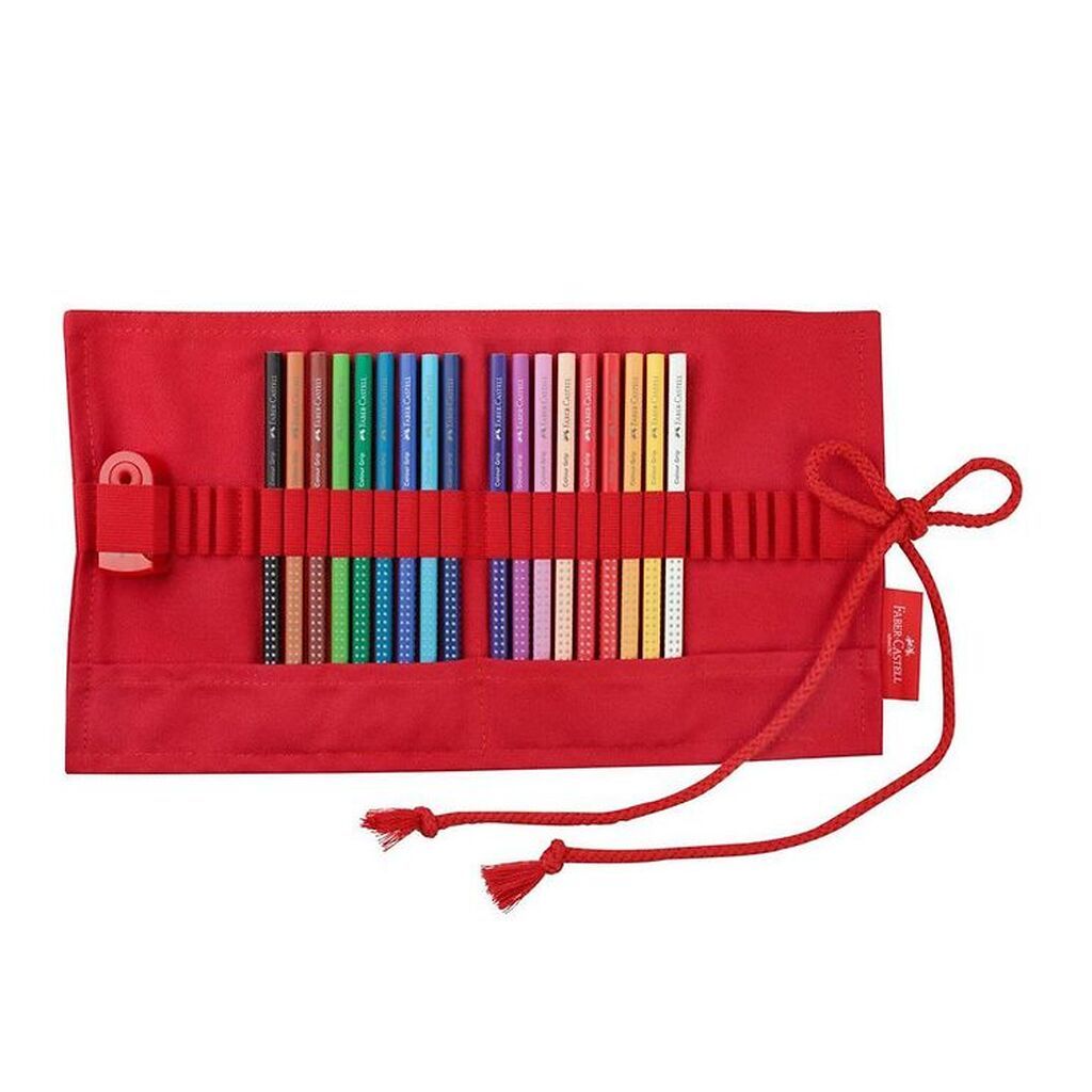 Faber-Castell Grib Rulle - 20 Farver/Spidser/Viskelæder