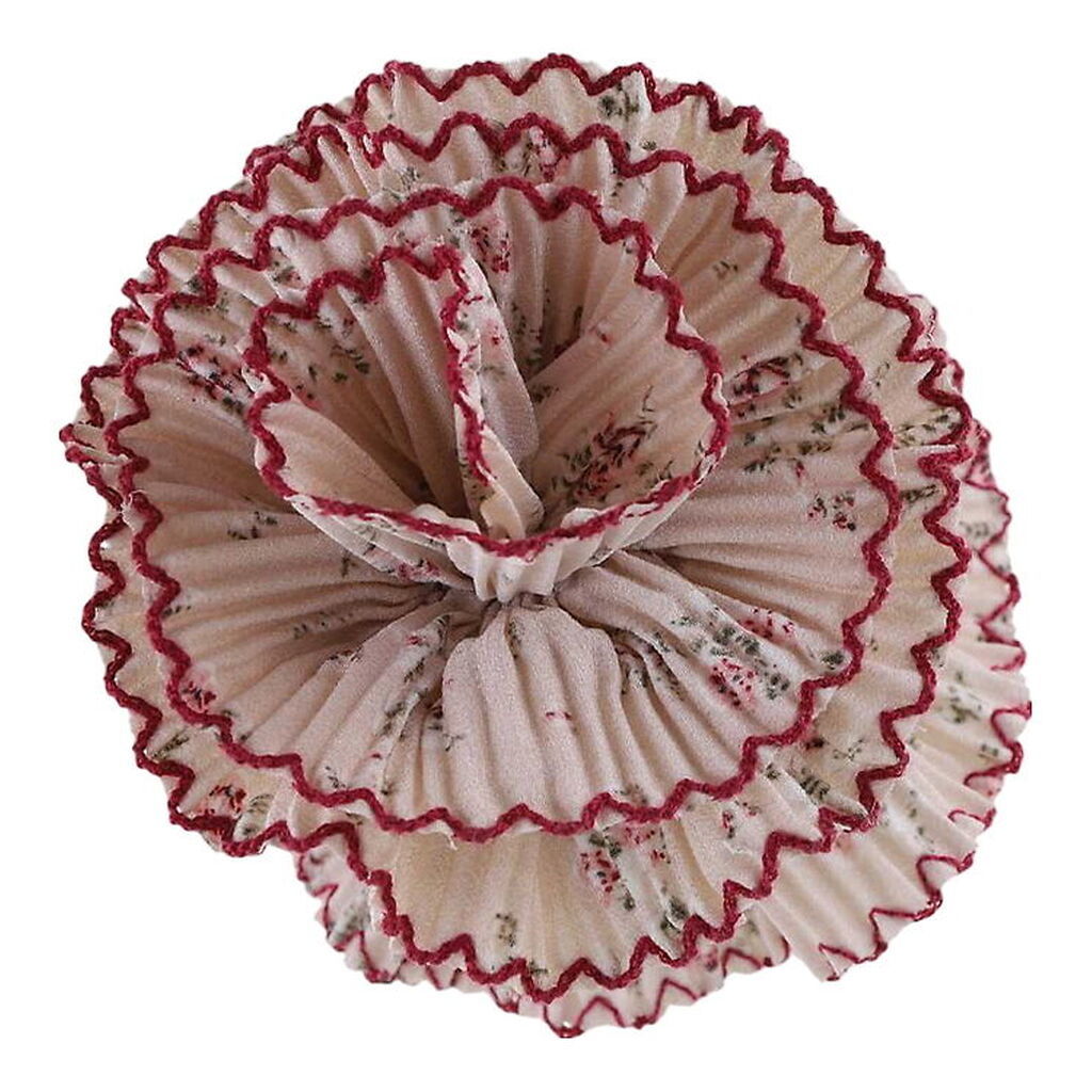 By Stær Hårklemme - Miley - Creme/Mørke Rosa