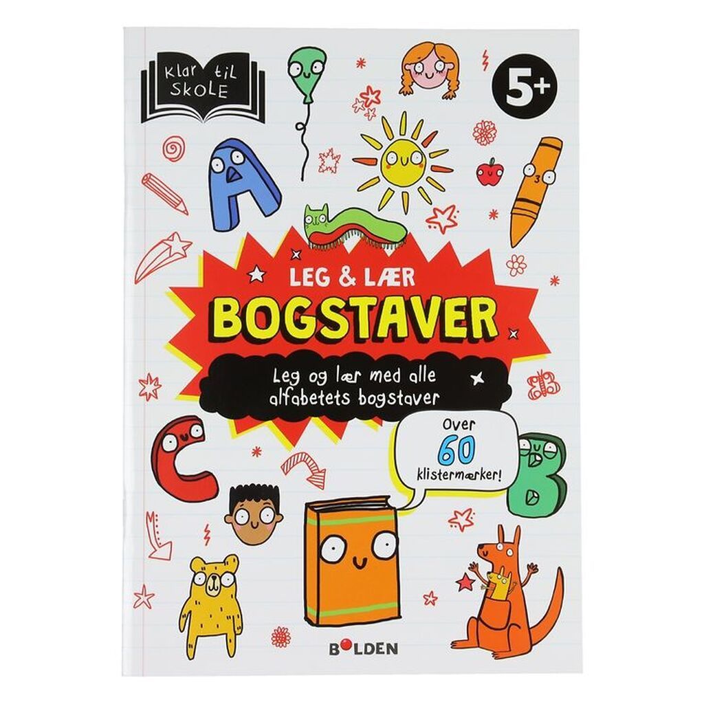 Forlaget Bolden Aktivitetsbog - Leg og Lær: Bogstaver - Dansk