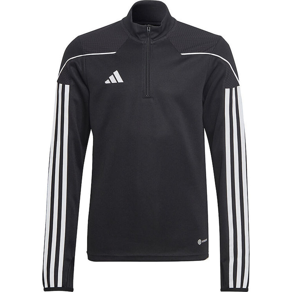 adidas Performance Bluse - Tiro 23 Leauge - Sort/Hvid m. Lynlås
