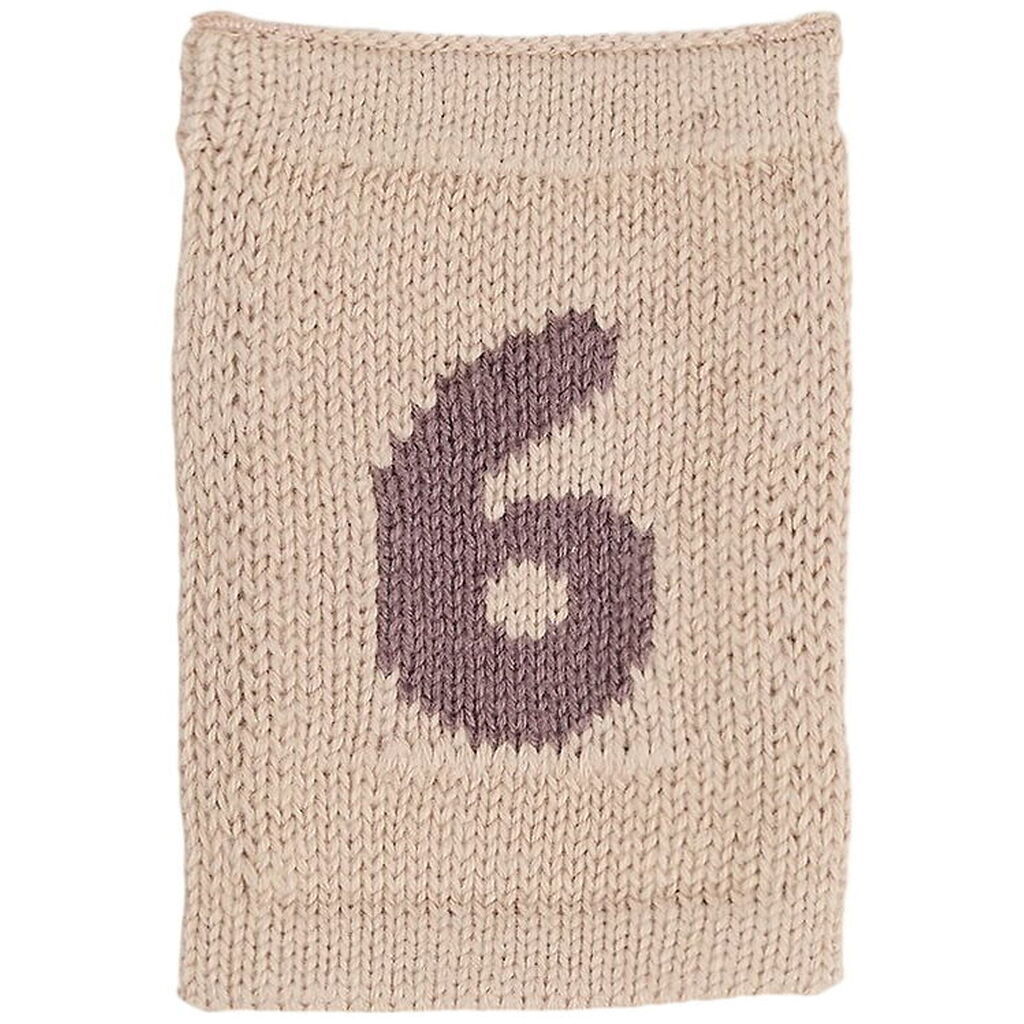 Smallstuff Strikket Flag - 6 - Rosa Tal